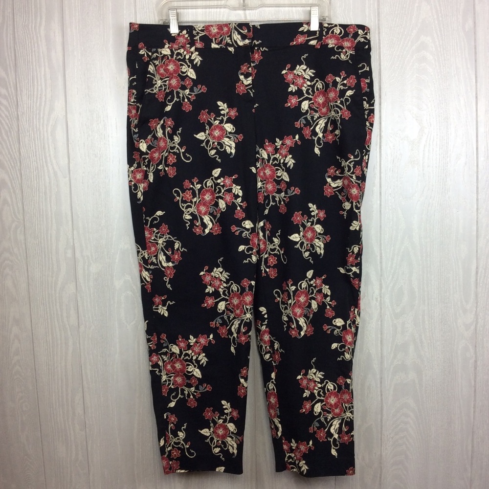 Beautiful Floral Lane Bryant Pants PLUS SIZE 16